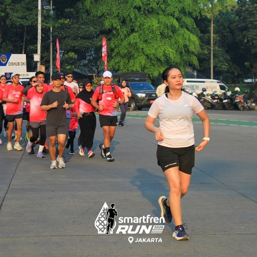 Race photo from SMARTFREN RUN 2026 VIBES