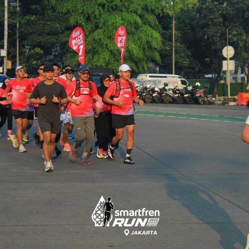 Race photo from SMARTFREN RUN 2026 VIBES