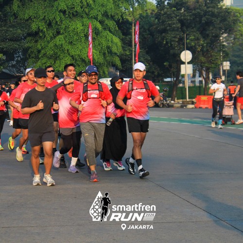 Race photo from SMARTFREN RUN 2026 VIBES