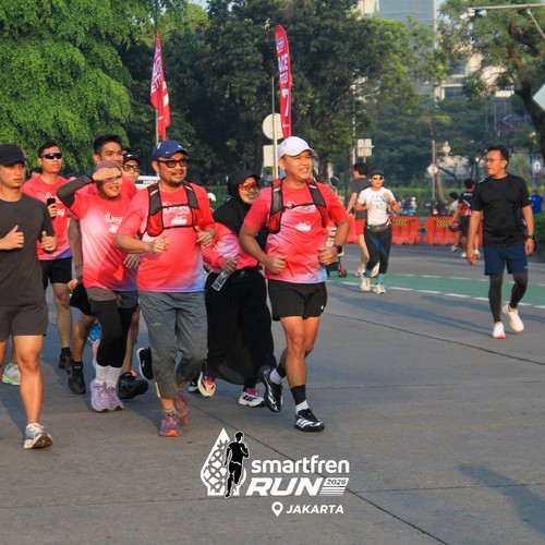 Race photo from SMARTFREN RUN 2026 VIBES