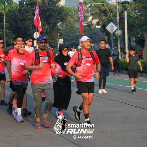 Race photo from SMARTFREN RUN 2026 VIBES