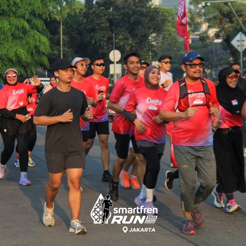 Race photo from SMARTFREN RUN 2026 VIBES