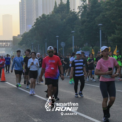 Race photo from SMARTFREN RUN 2026 VIBES