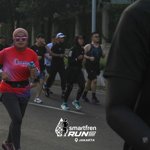 Race photo from SMARTFREN RUN 2026 VIBES