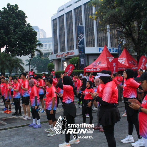 Race photo from SMARTFREN RUN 2026 VIBES