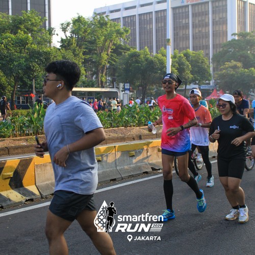 Race photo from SMARTFREN RUN 2026 VIBES