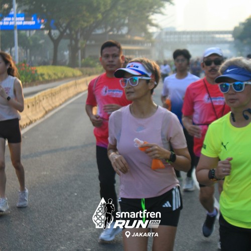 Race photo from SMARTFREN RUN 2026 VIBES