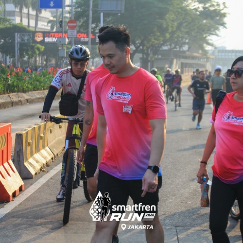 Race photo from SMARTFREN RUN 2026 VIBES