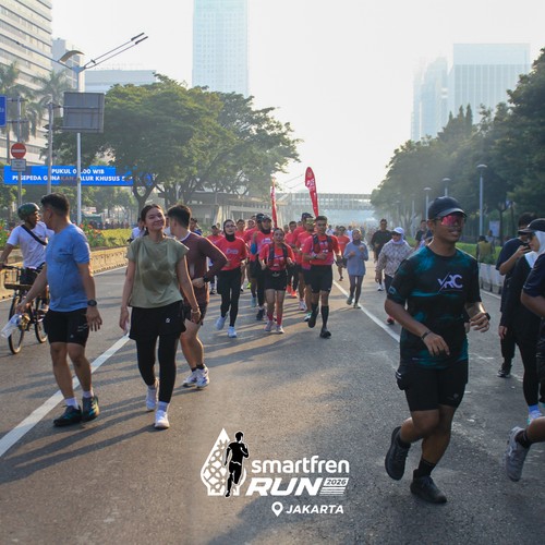 Race photo from SMARTFREN RUN 2026 VIBES