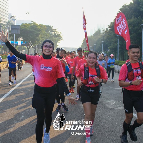 Race photo from SMARTFREN RUN 2026 VIBES
