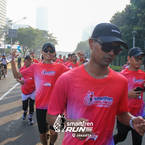Race photo from SMARTFREN RUN 2026 VIBES