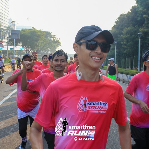 Race photo from SMARTFREN RUN 2026 VIBES