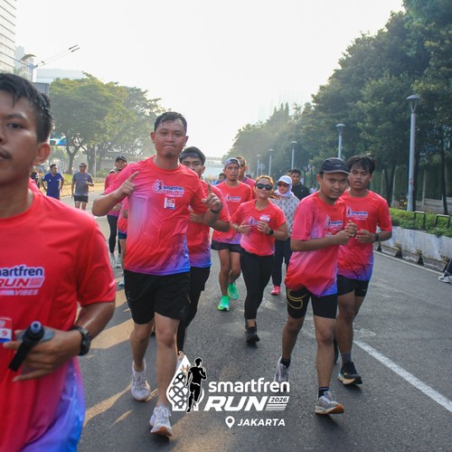 Race photo from SMARTFREN RUN 2026 VIBES