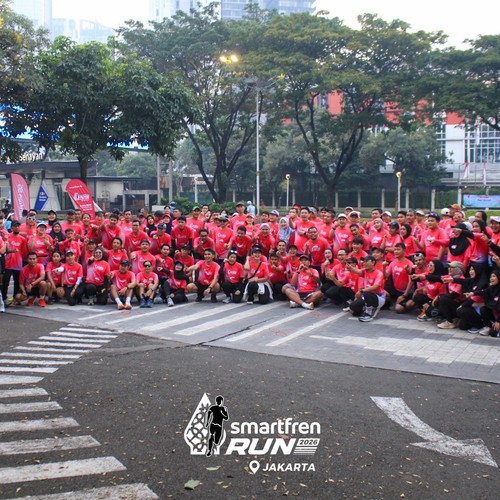 Race photo from SMARTFREN RUN 2026 VIBES