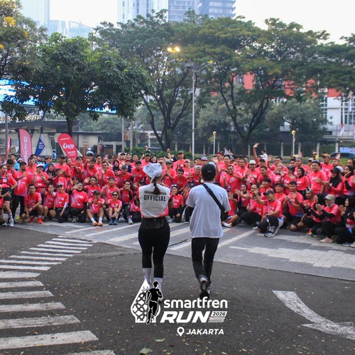 Race photo from SMARTFREN RUN 2026 VIBES