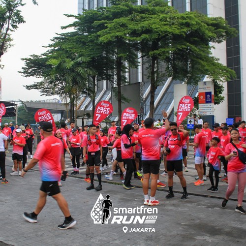 Race photo from SMARTFREN RUN 2026 VIBES