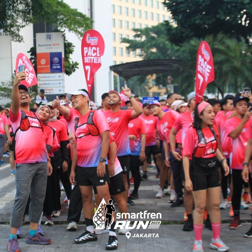 Race photo from SMARTFREN RUN 2026 VIBES