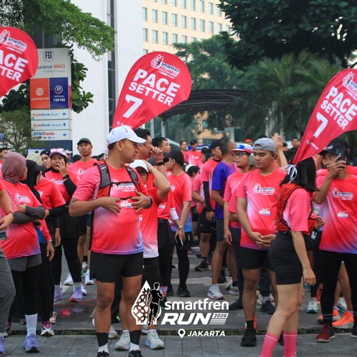 Race photo from SMARTFREN RUN 2026 VIBES