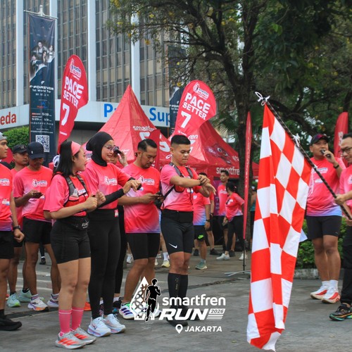 Race photo from SMARTFREN RUN 2026 VIBES