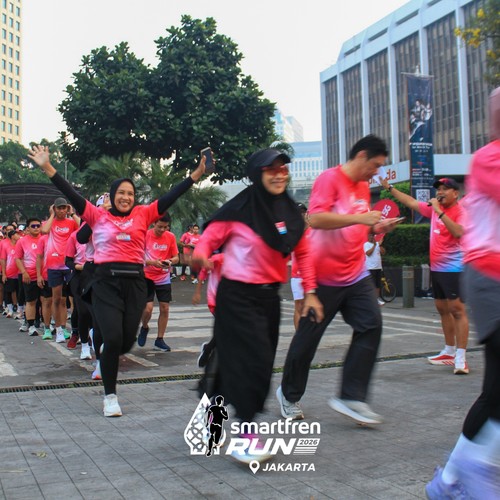 Race photo from SMARTFREN RUN 2026 VIBES