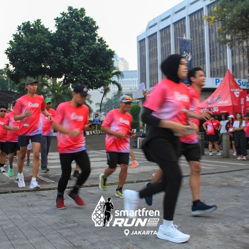 Race photo from SMARTFREN RUN 2026 VIBES