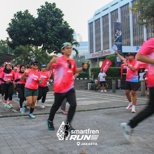 Race photo from SMARTFREN RUN 2026 VIBES