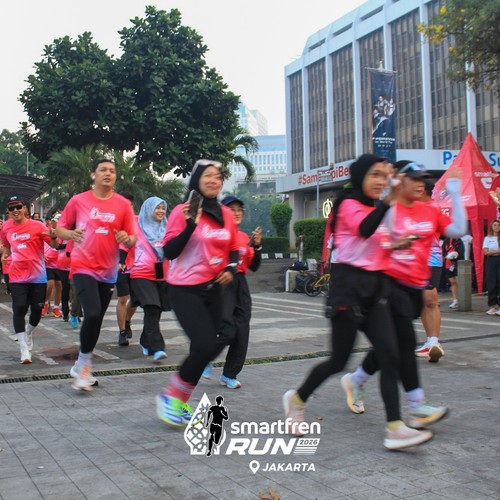 Race photo from SMARTFREN RUN 2026 VIBES