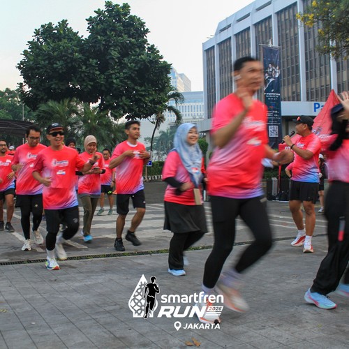 Race photo from SMARTFREN RUN 2026 VIBES