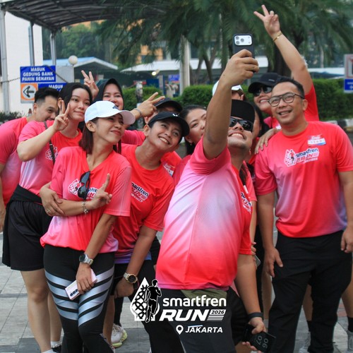 Race photo from SMARTFREN RUN 2026 VIBES