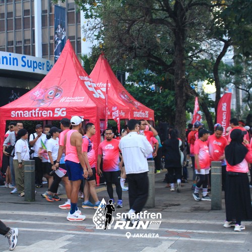 Race photo from SMARTFREN RUN 2026 VIBES