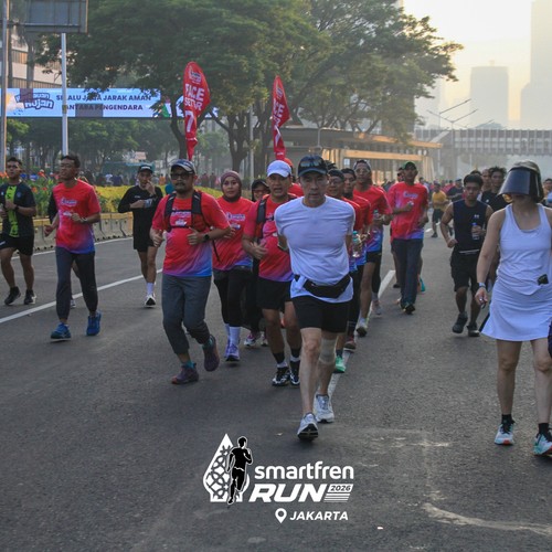 Race photo from SMARTFREN RUN 2026 VIBES