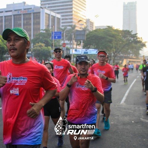 Race photo from SMARTFREN RUN 2026 VIBES