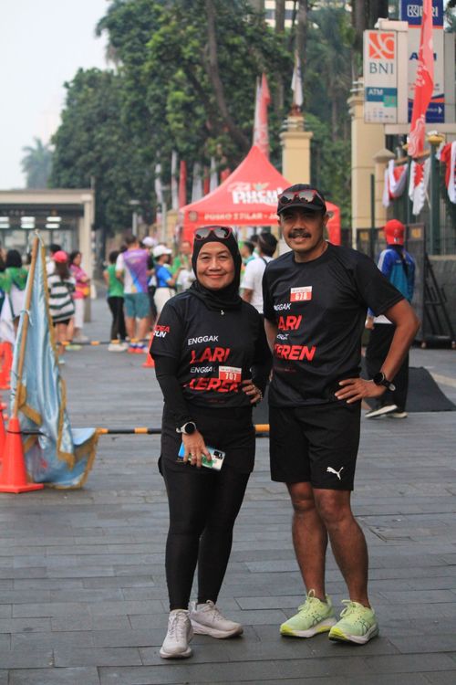 Race photo from Soft Launching Buku "Enggak Lari, Enggak Keren" & IdeaRun