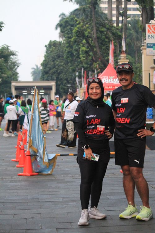 Race photo from Soft Launching Buku "Enggak Lari, Enggak Keren" & IdeaRun