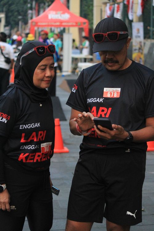 Race photo from Soft Launching Buku "Enggak Lari, Enggak Keren" & IdeaRun