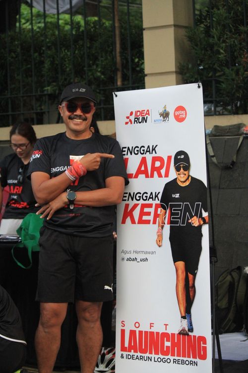 Race photo from Soft Launching Buku "Enggak Lari, Enggak Keren" & IdeaRun