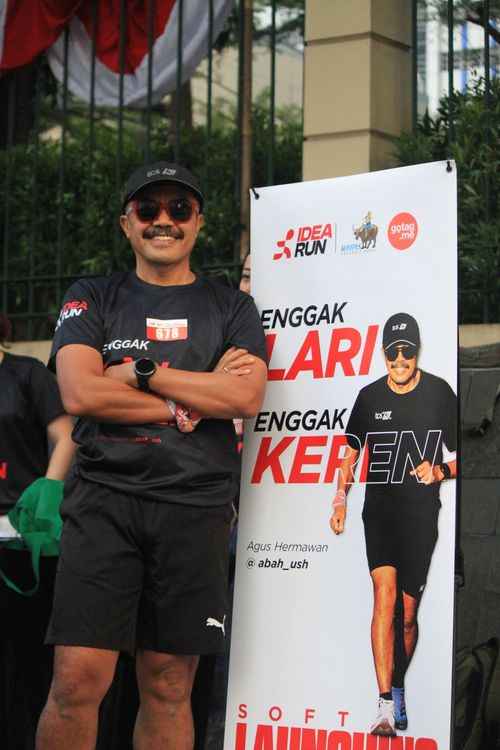 Race photo from Soft Launching Buku "Enggak Lari, Enggak Keren" & IdeaRun