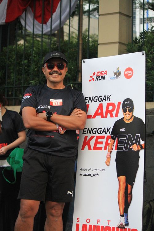 Race photo from Soft Launching Buku "Enggak Lari, Enggak Keren" & IdeaRun
