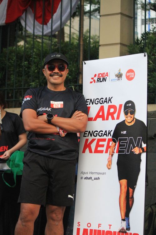 Race photo from Soft Launching Buku "Enggak Lari, Enggak Keren" & IdeaRun