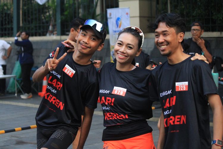 Race photo from Soft Launching Buku "Enggak Lari, Enggak Keren" & IdeaRun