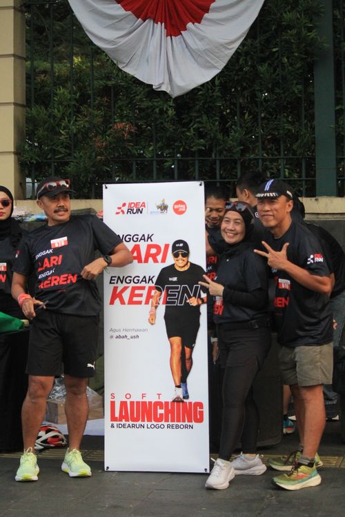 Race photo from Soft Launching Buku "Enggak Lari, Enggak Keren" & IdeaRun
