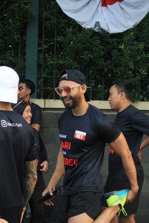 Race photo from Soft Launching Buku "Enggak Lari, Enggak Keren" & IdeaRun