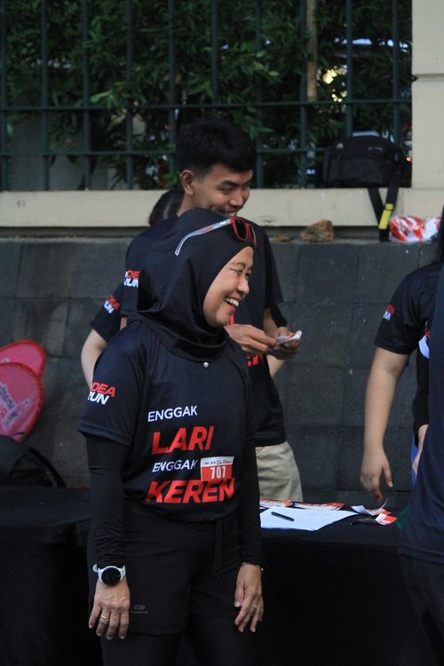 Race photo from Soft Launching Buku "Enggak Lari, Enggak Keren" & IdeaRun