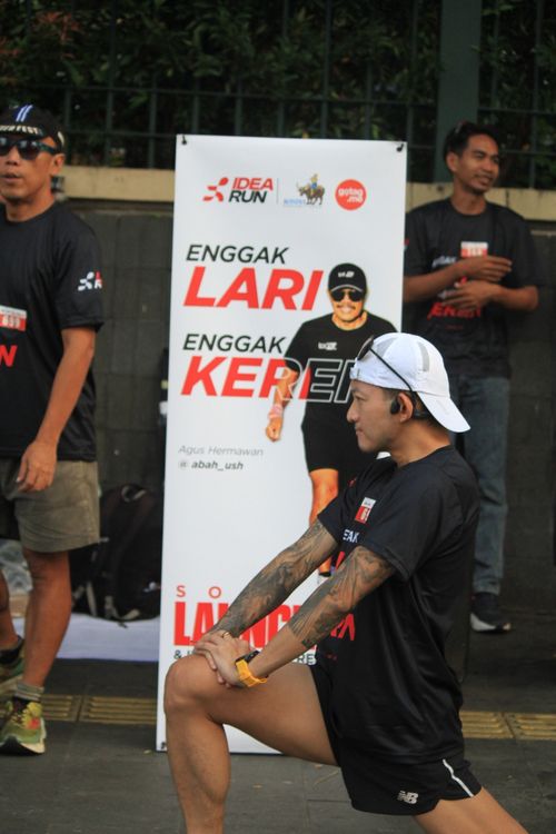 Race photo from Soft Launching Buku "Enggak Lari, Enggak Keren" & IdeaRun