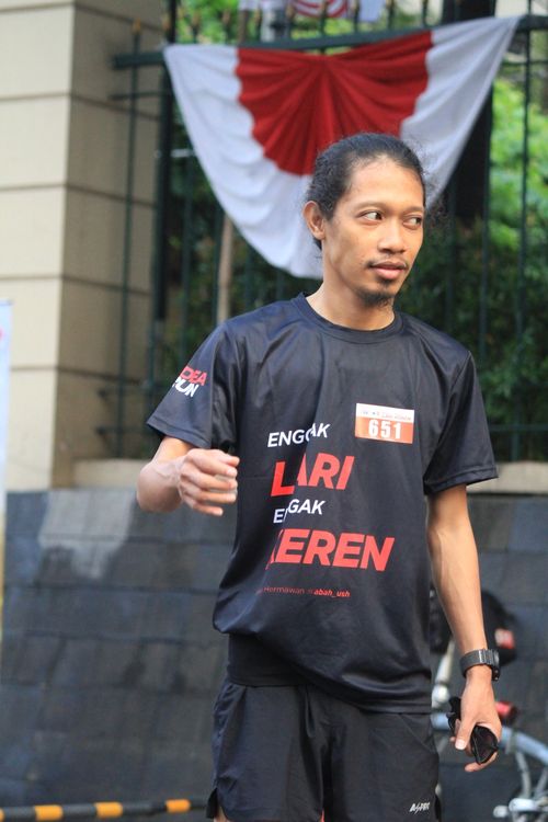 Race photo from Soft Launching Buku "Enggak Lari, Enggak Keren" & IdeaRun