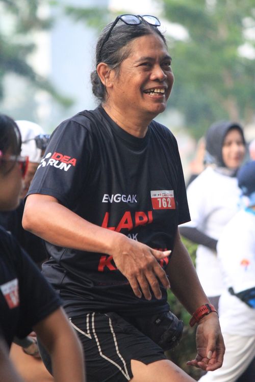 Race photo from Soft Launching Buku "Enggak Lari, Enggak Keren" & IdeaRun