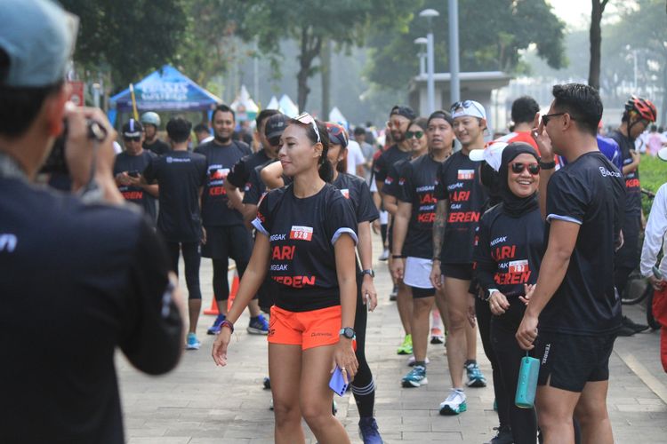 Race photo from Soft Launching Buku "Enggak Lari, Enggak Keren" & IdeaRun