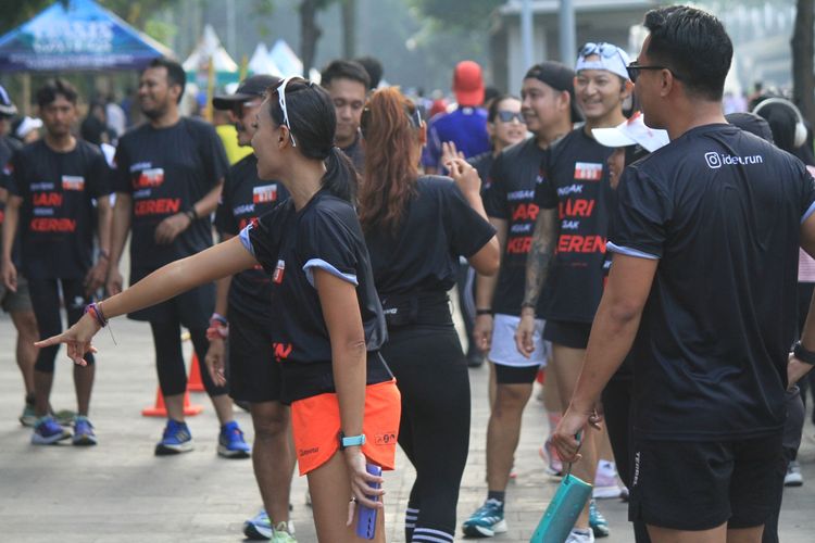 Race photo from Soft Launching Buku "Enggak Lari, Enggak Keren" & IdeaRun