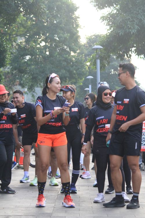 Race photo from Soft Launching Buku "Enggak Lari, Enggak Keren" & IdeaRun