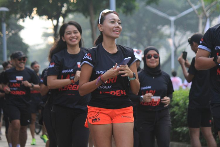 Race photo from Soft Launching Buku "Enggak Lari, Enggak Keren" & IdeaRun
